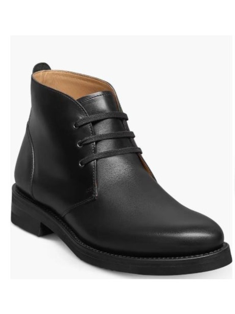 Allen Edmonds Mens Black Leather Donovan Lace Up Chukka Boot Sz 8 D New